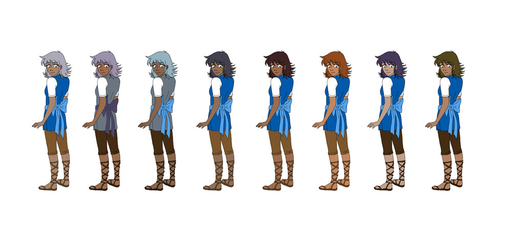 Amelia Color Variations