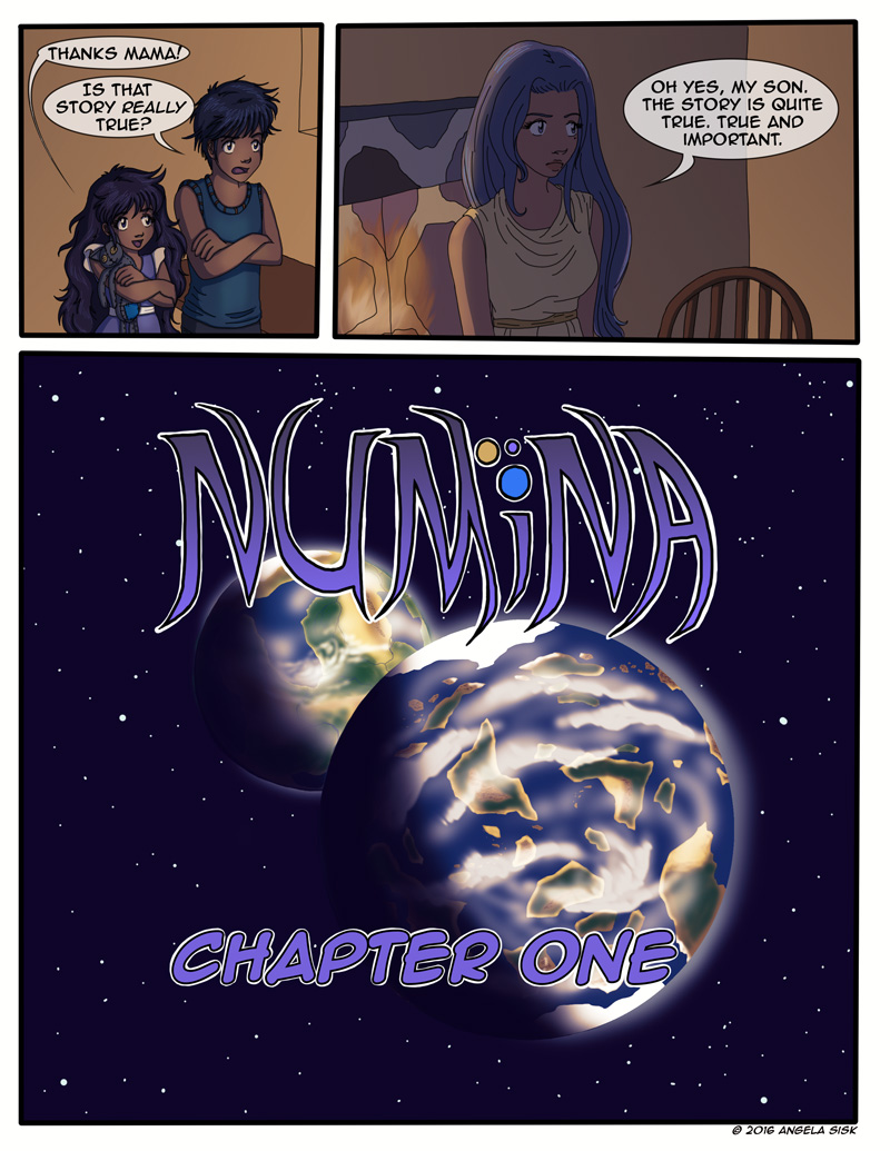 Prologue Page 4 and Chapter One Title